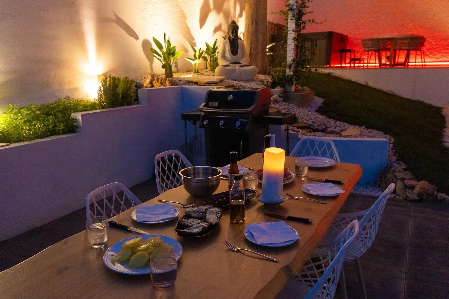 Private 250Sqm Garden Duplex, Jacuzzi, Cinema, Sea View Escape Apartment Torremolinos